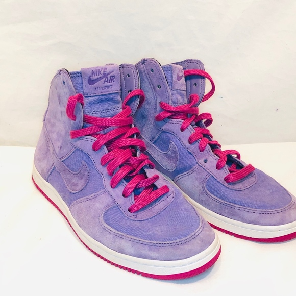 nike purple suede shoes